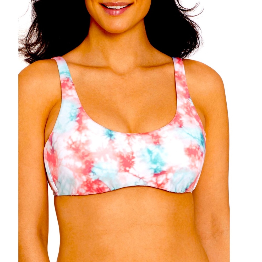 Tie Dye Swim Top